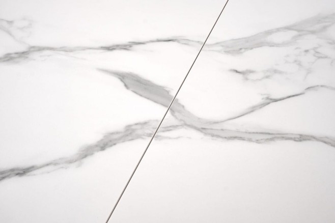 VIVALDI stół rozkładany blat - biały marmur, nogi - biały (2p=1szt)