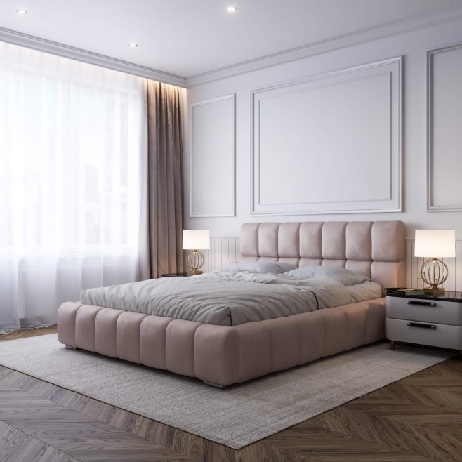 łóżko 140x200 z pojemnikiem