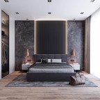 łóżko 120x200 z pojemnikiem w nowoczesnej aranżacji