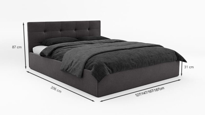 wymiary łóżka SIMPLE