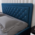 zagłówek z kryształkami