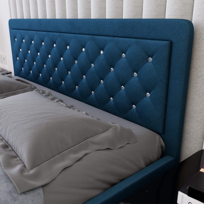 zagłówek z kryształkami