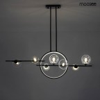 MOOSEE lampa wisząca ALURE LINE TWIN 90 czarna