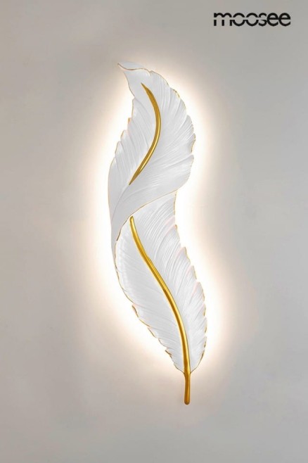 MOOSEE lampa ścienna IKAR 60  biała / złota