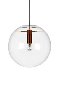 Lampa wisząca SANDRA 20 miedziana - szkło, metal