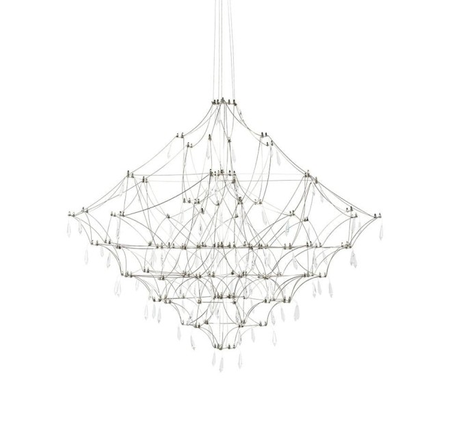 Lampa wisząca CONSTELATION 77 - LED, stal szczotkowana