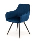 krzesło do jadalni granatowe