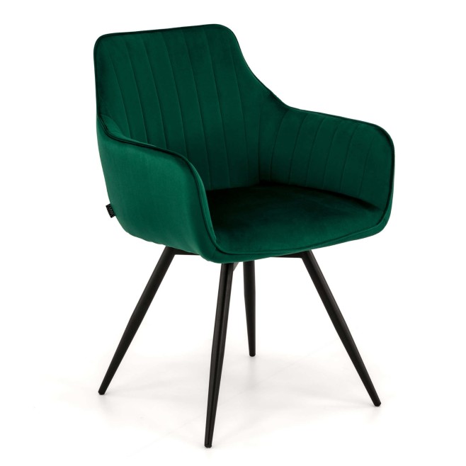 krzesło tapicerowane zielone do jadalni