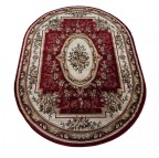 Dywan owalny Exclusive 04 N bordowy